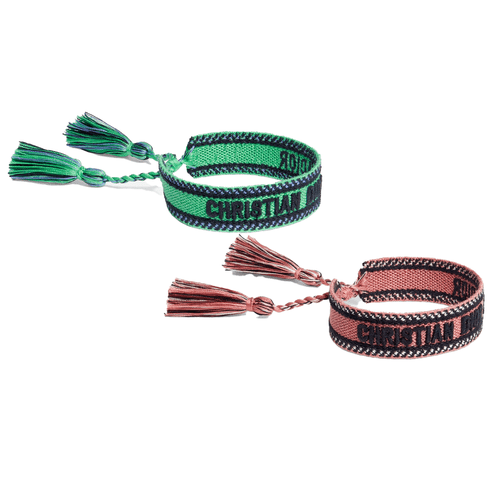 Dior J'ADior Bracelet Set in green and pink